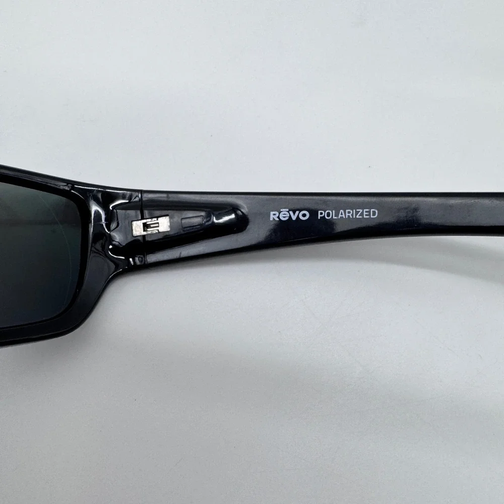 Revo Heading-Mason Sunglasses Vntge 59mm Black Polarized Wrap Around RE 4058X 01
